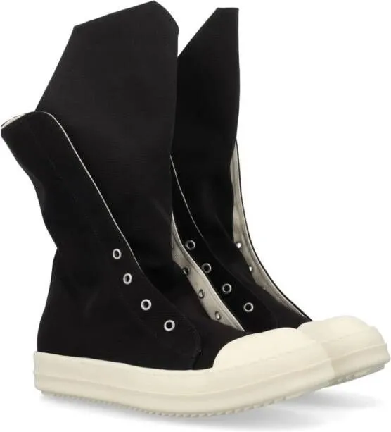 Rick Owens DRKSHDW oversize-tongue sneakers Black