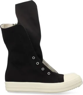 Rick Owens DRKSHDW oversize-tongue sneakers Black