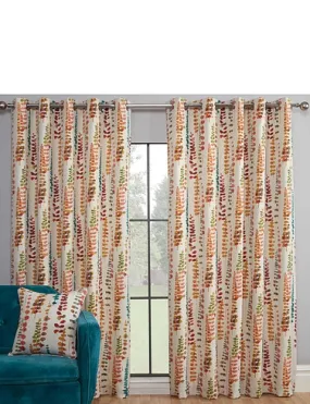 Santa Maria Lined Eyelet Curtains