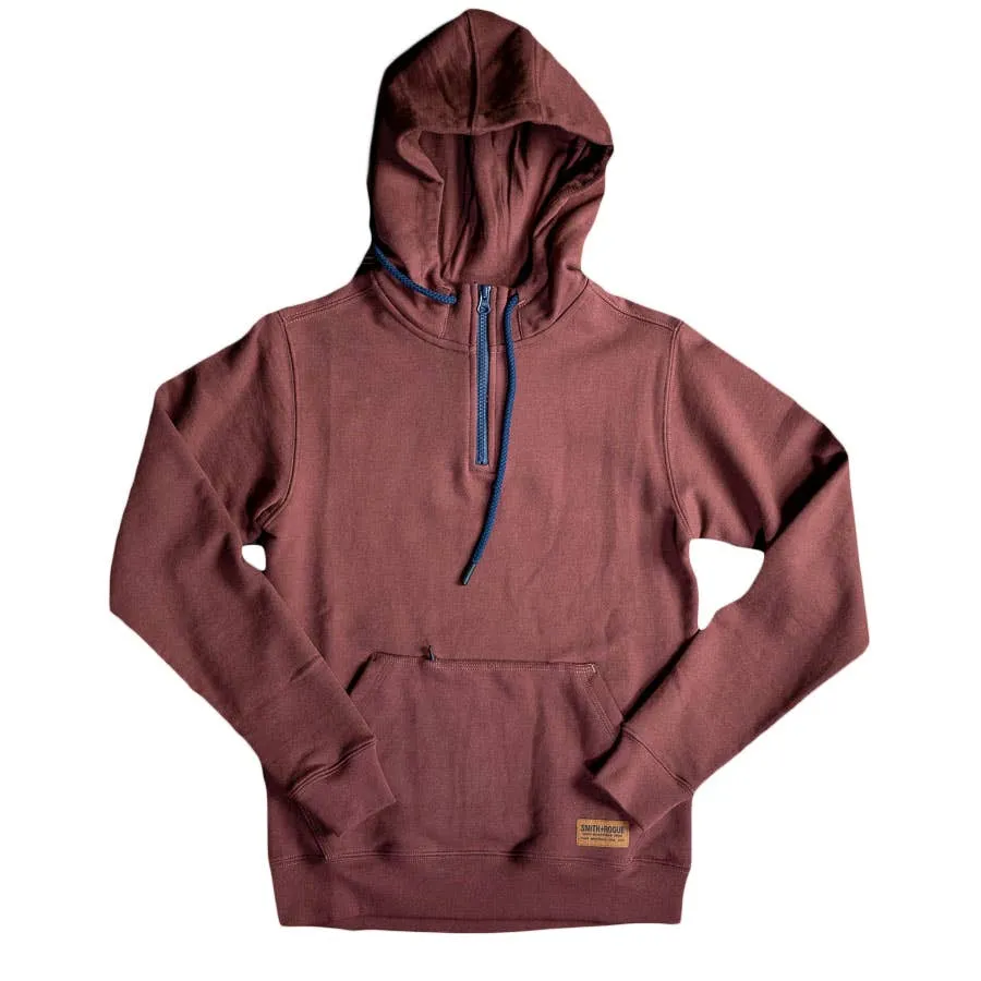 Smith + Rogue Women's Quarter Zip Stash Hoodie