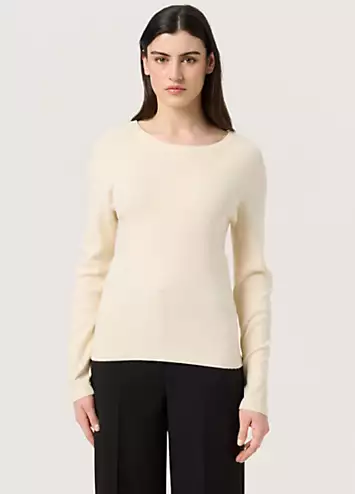 Soaked in Luxury SLSina Round Neck Slim Fit Pullover | Grattan