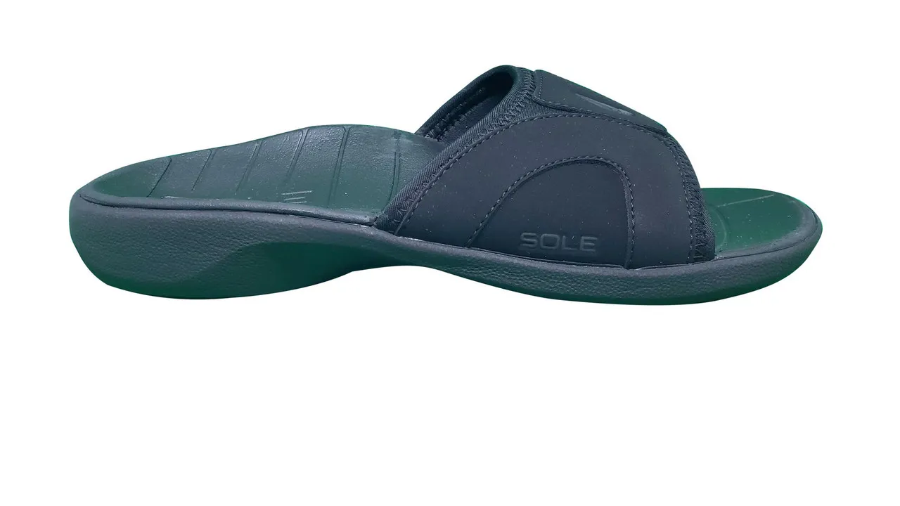 SOLE Men's Sport Slide Sandals - Supportive Slip-on Sandal