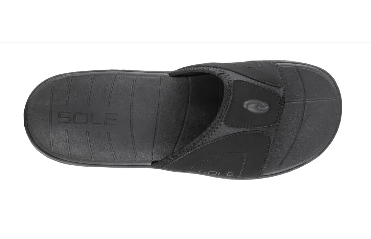 SOLE Men's Sport Slide Sandals - Supportive Slip-on Sandal