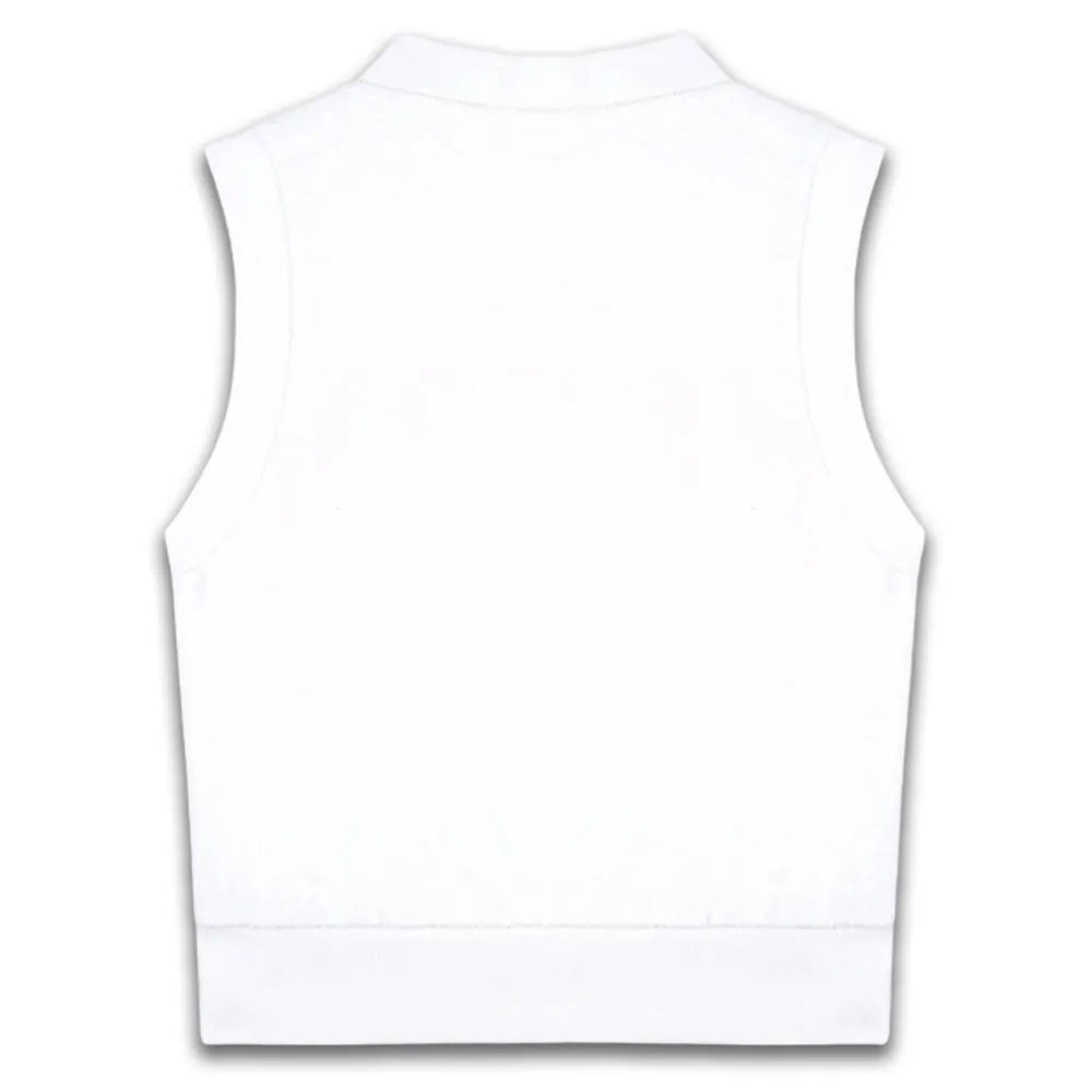 SPORTY & RICH WOMEN'S SERIF LOGO TERRY VEST