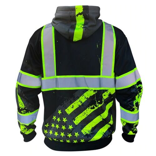 SS360º Enhanced Visibility American Grit Stealth Safety Hoodie