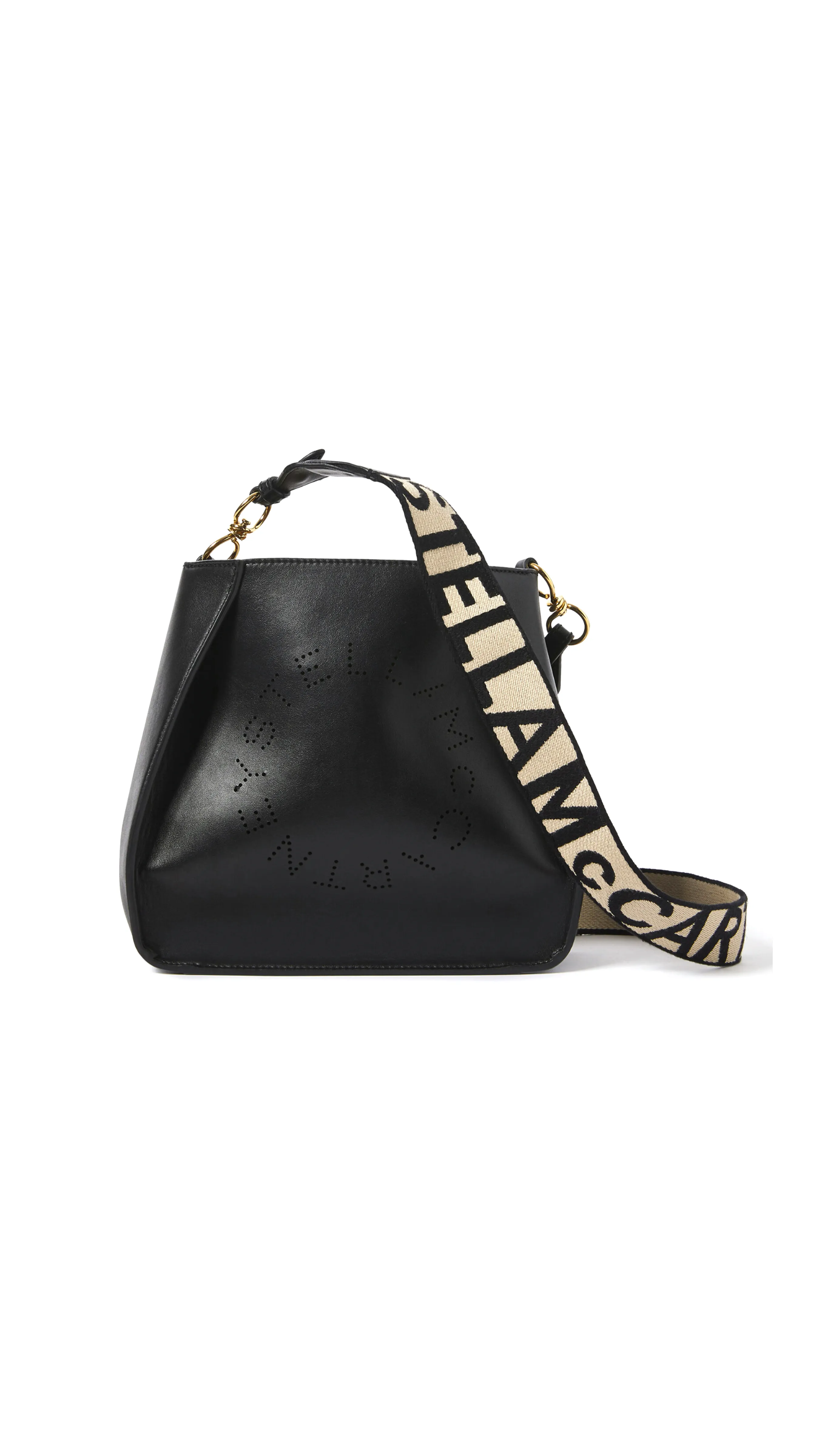 Stella Logo Shoulder Bag - Black