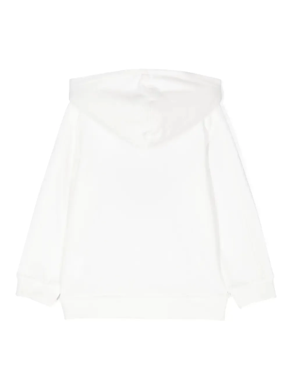 STELLA MCCARTNEY KIDS White Hoodie with Applied Stella Graphic