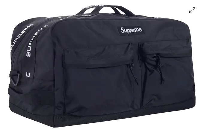 Supreme Duffle Bag (FW22) Black