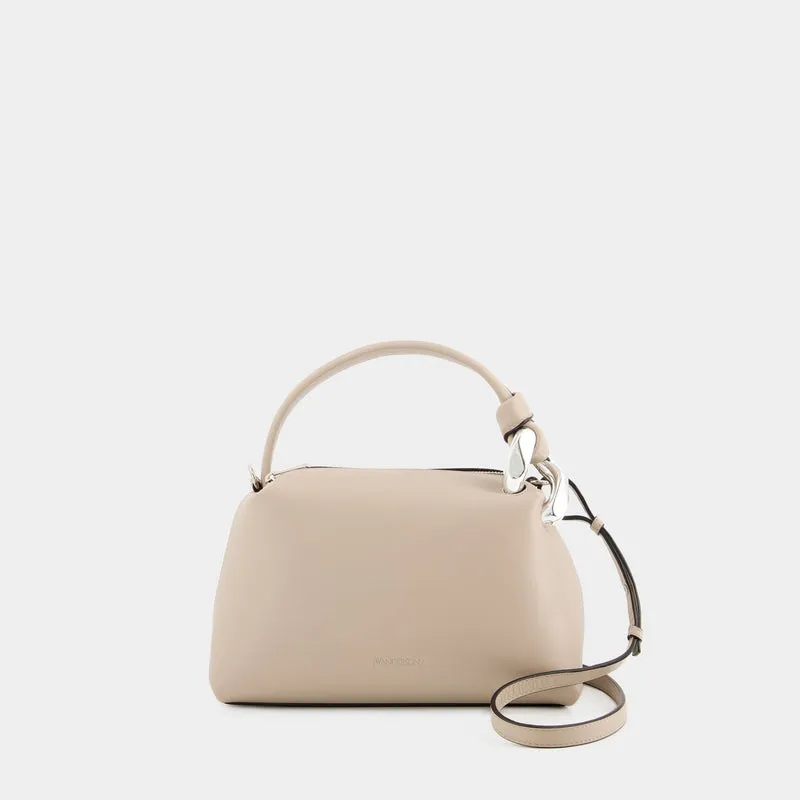 The JWA Corner Small Crossbody - J.W. Anderson - Leather - Taupe