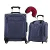 Travelpro Tourlite 2-Piece Set: Intl' Carry-On Spinner & Underseat Bag With Travel Pillow (Blue)