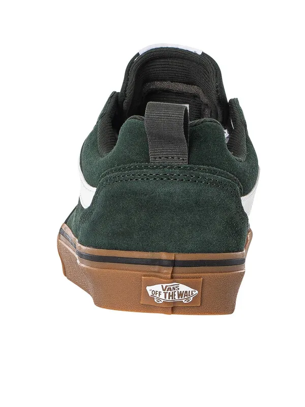 Vans Filmore Suede Trainers - Dark Green/Gum