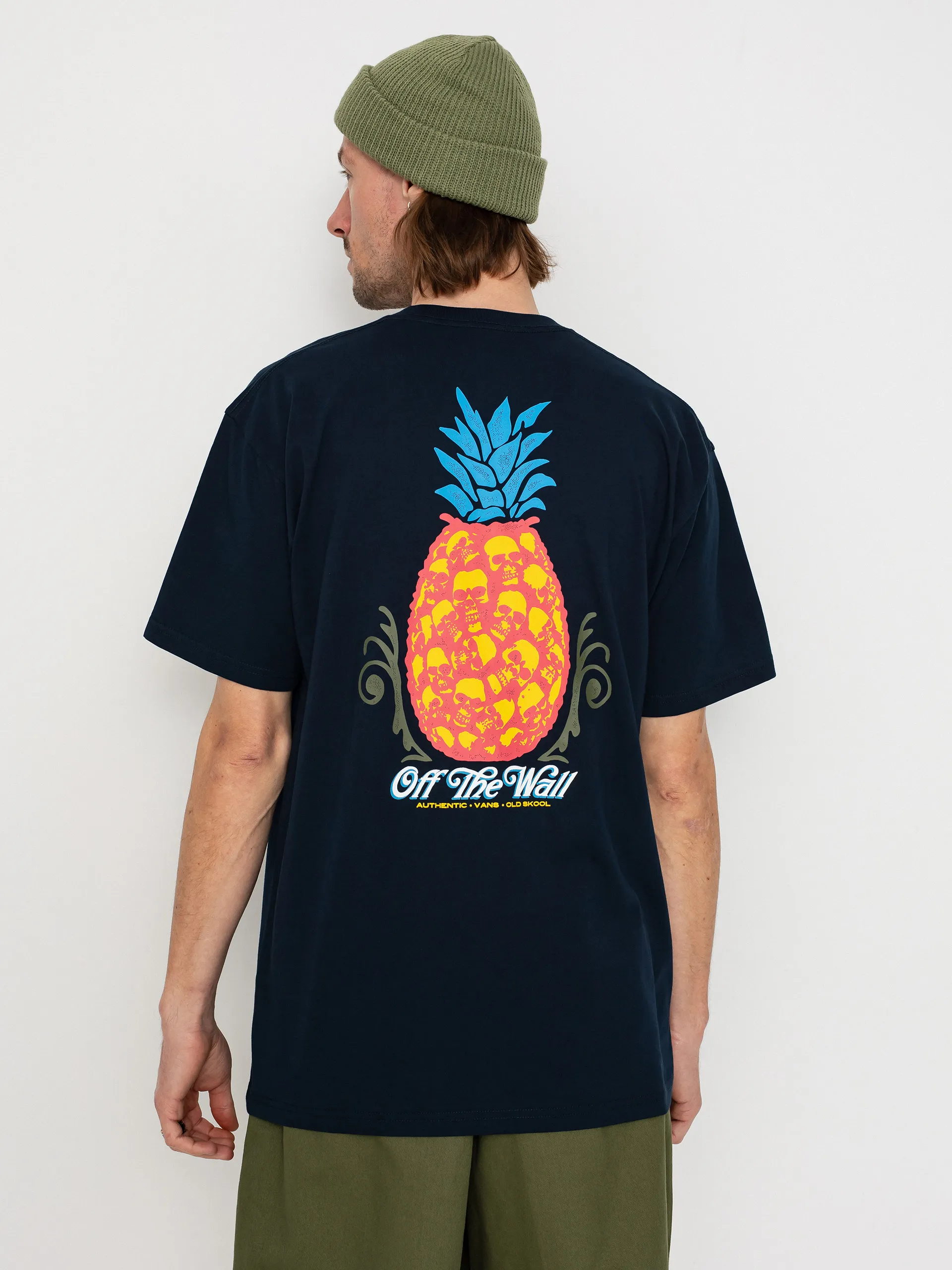 Vans Pineapple Skull T-Shirt (navy)