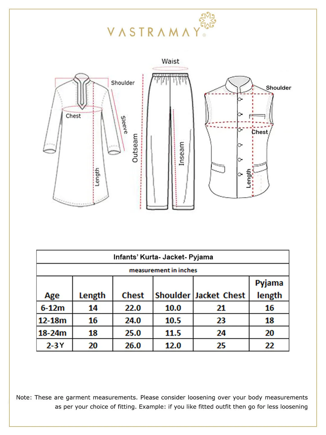 VASTRAMAY Boys' Jacket With Yellow Floral Printed Cotton Kurta Pyjama Set