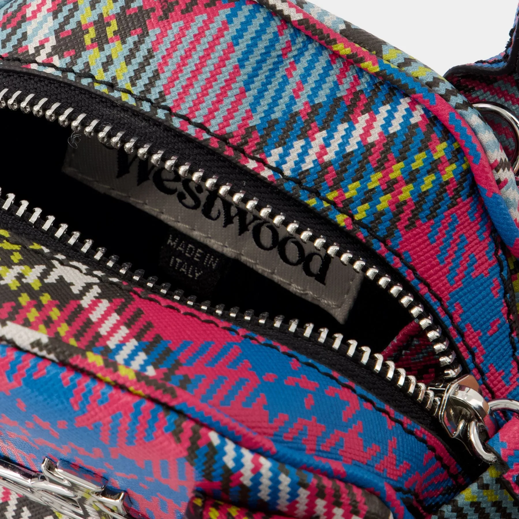 Vivienne Westwood  Biogreen Saffiano Printed Mini Yasmine Crossbody - Vivienne Westwood - Multi