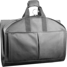 WallyBags 48 Deluxe Tri-Fold Travel Garment Bag with three pockets