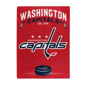 Washington Capitals 60 x 80 Inspired Royal Plush Blanket