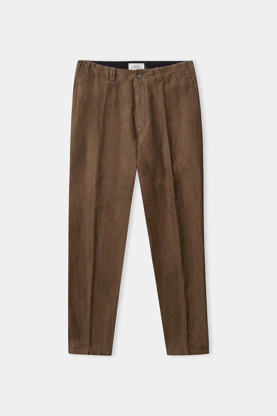 Winter Linen Camel Jostha Trousers