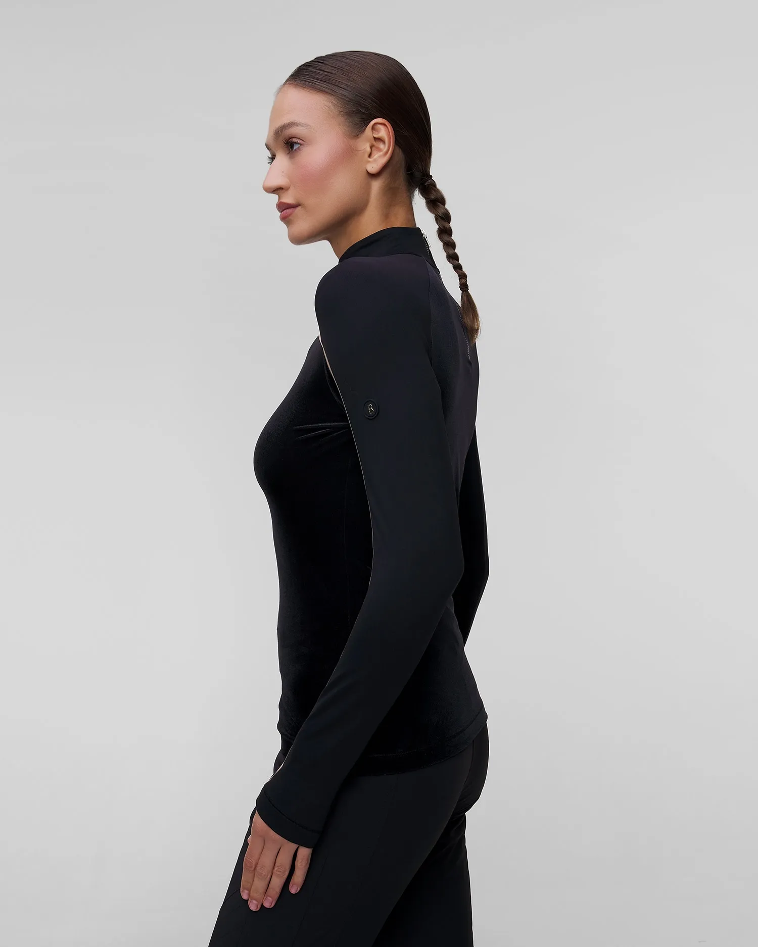 Women's black ski turtleneck BOGNER Milu 51707945-26