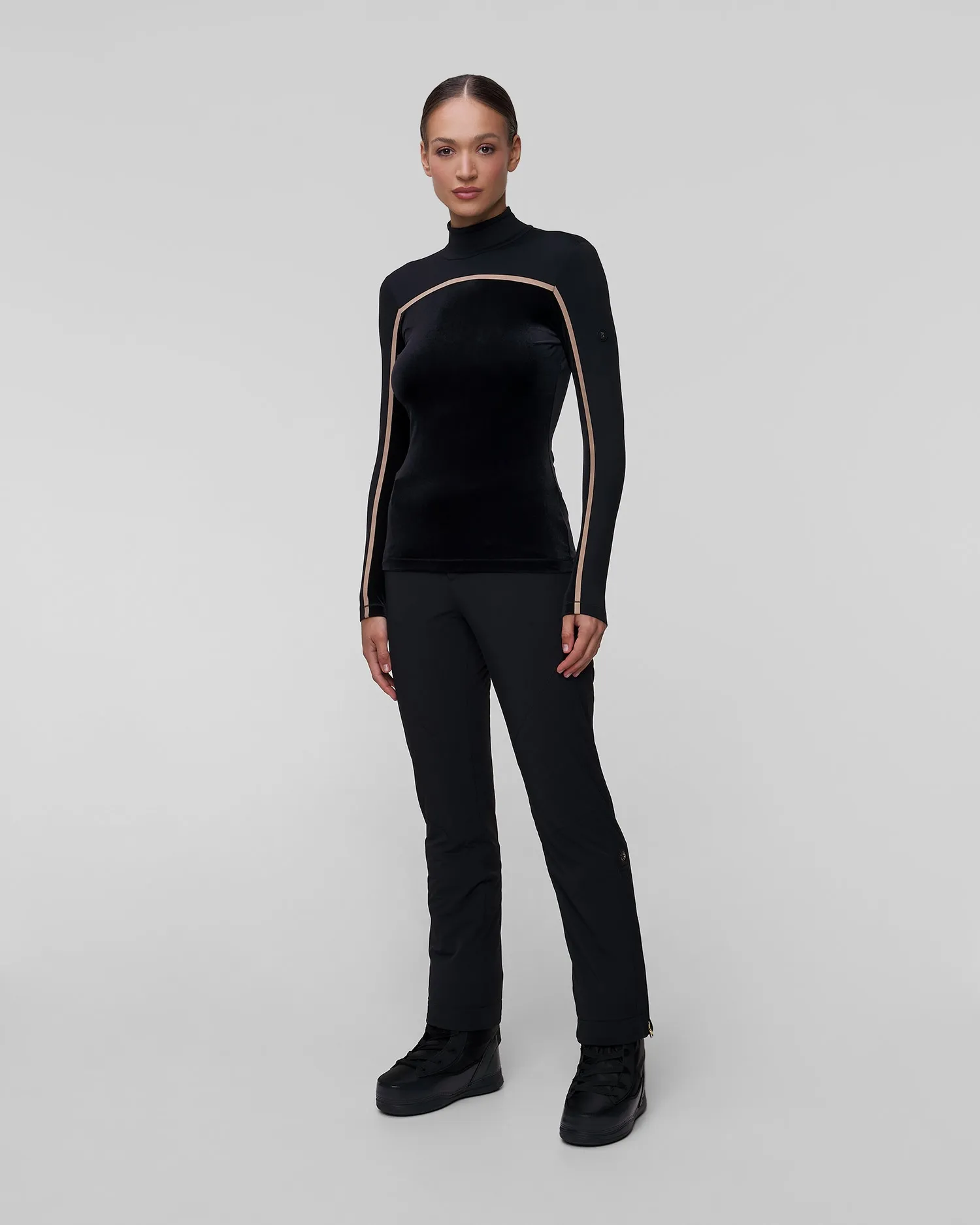 Women's black ski turtleneck BOGNER Milu 51707945-26