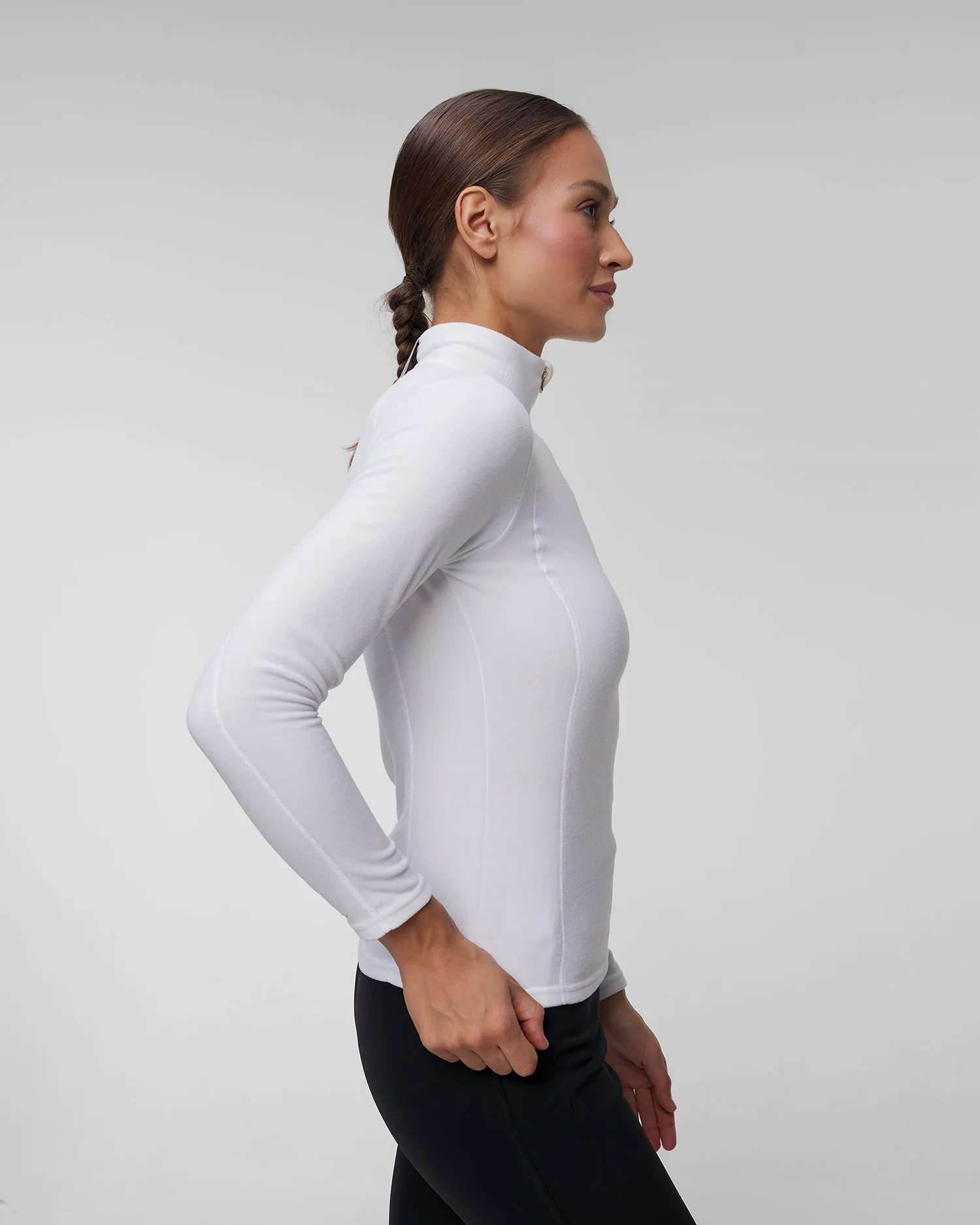 Women's white ski turtleneck BOGNER Medita1 51744887-753