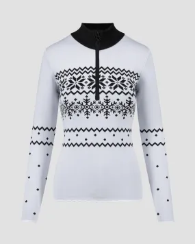 Women's white ski turtleneck Newland Groenlandia N46554-91