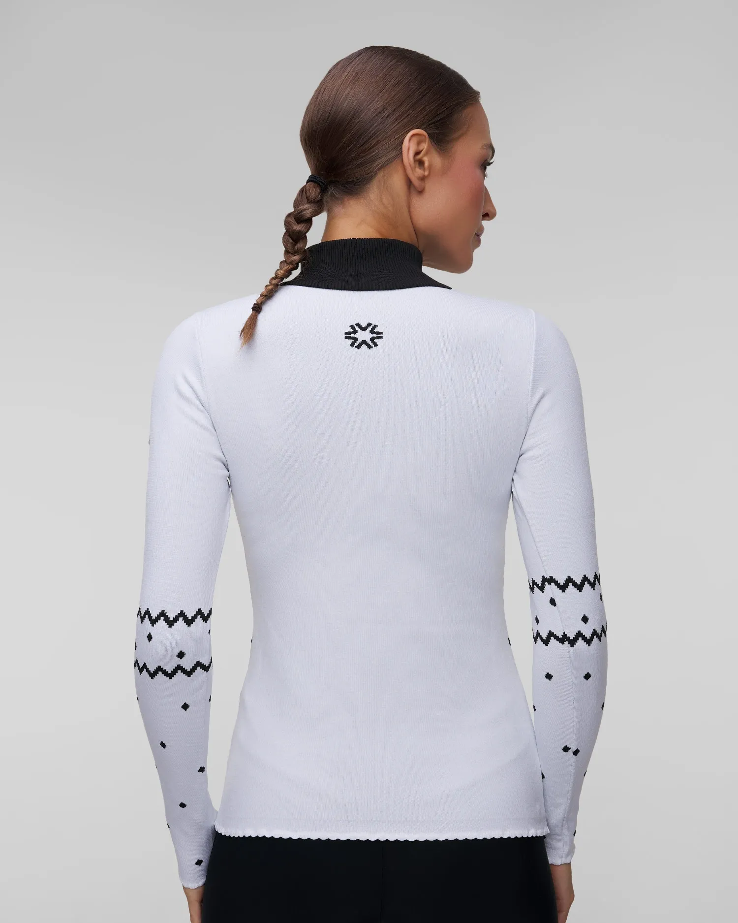 Women's white ski turtleneck Newland Groenlandia N46554-91