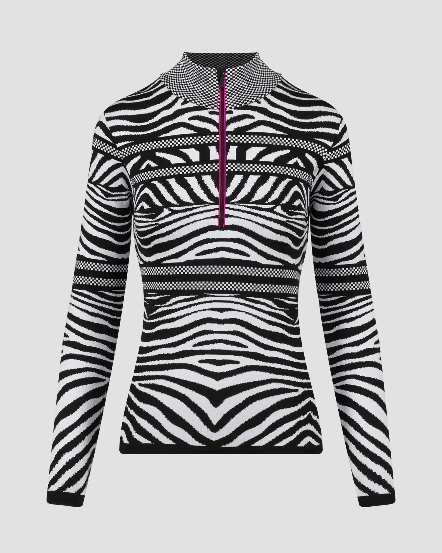 Women's zebra ski turtleneck Newland Rainbow N46634-108