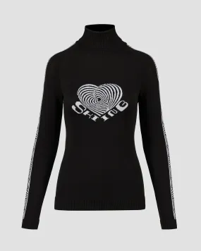 Women’s black ski turtleneck Newland Everline N46546-108