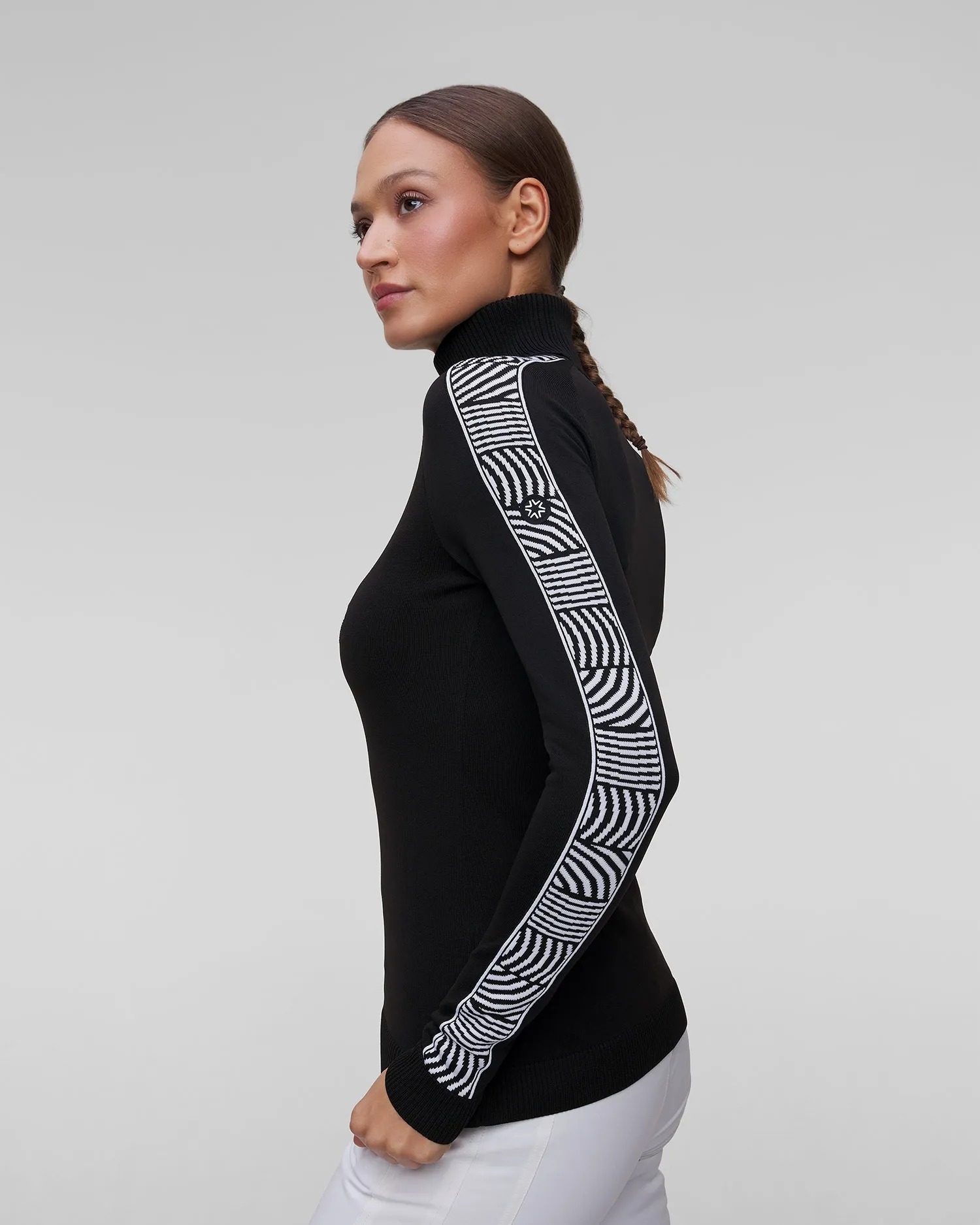 Women’s black ski turtleneck Newland Everline N46546-108