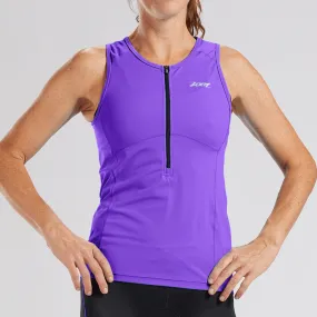 Womens Core+ Tri Tank - Violet