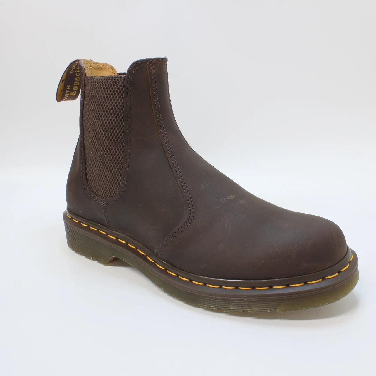 Womens Dr. Martens 2976 Chelsea Boots Dark Brown Crazy Horse