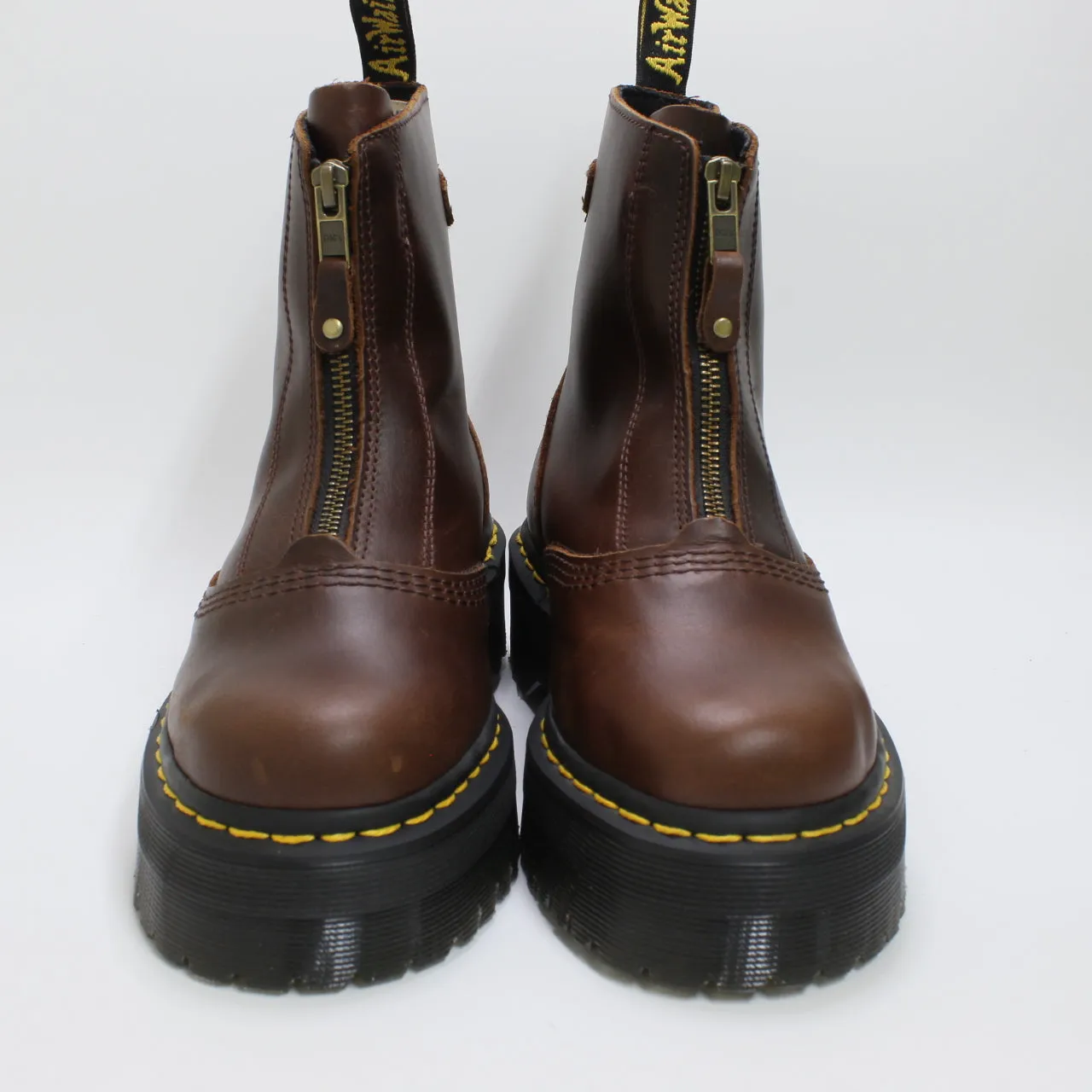 Womens Dr. Martens Jetta Platform Boots Brown