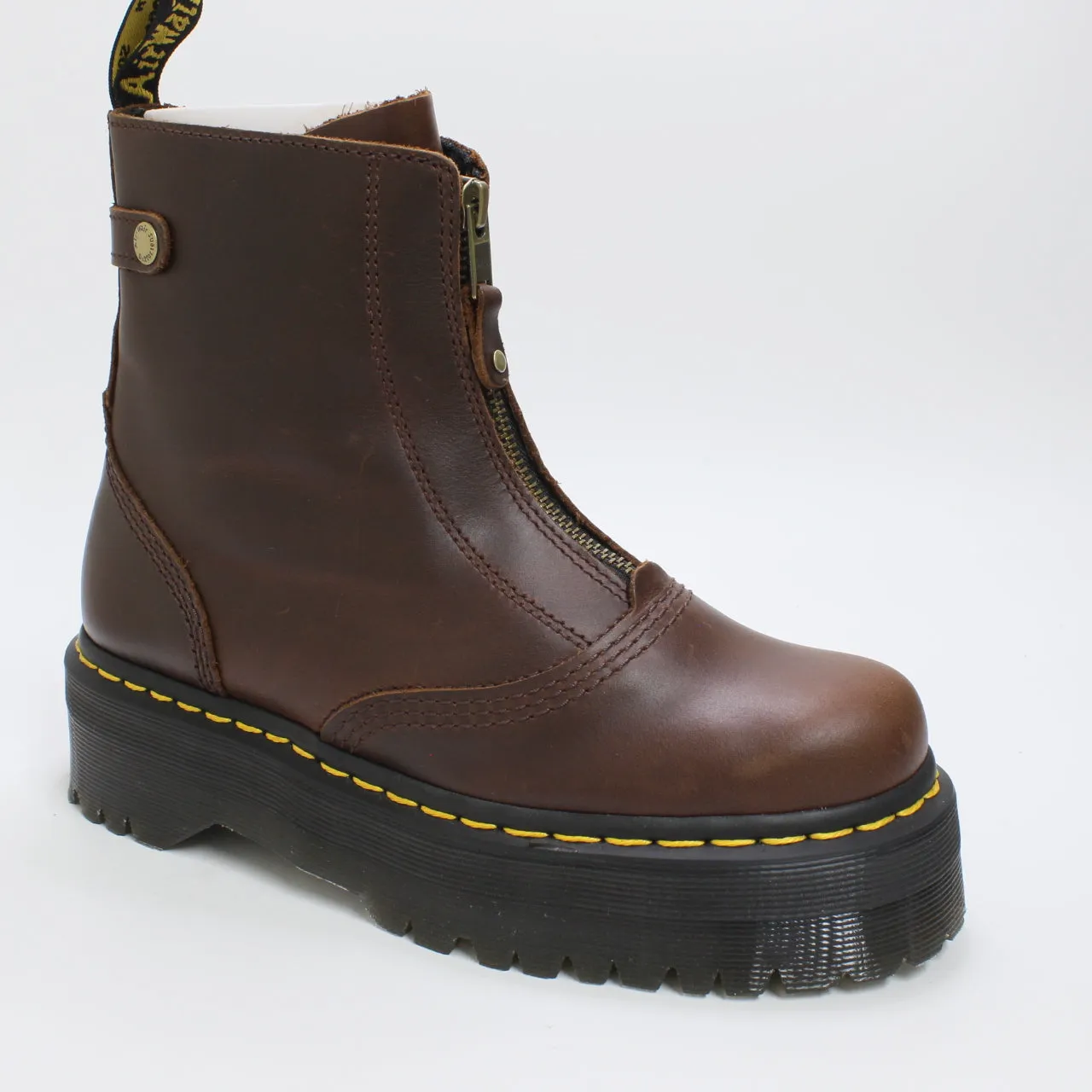 Womens Dr. Martens Jetta Platform Boots Brown