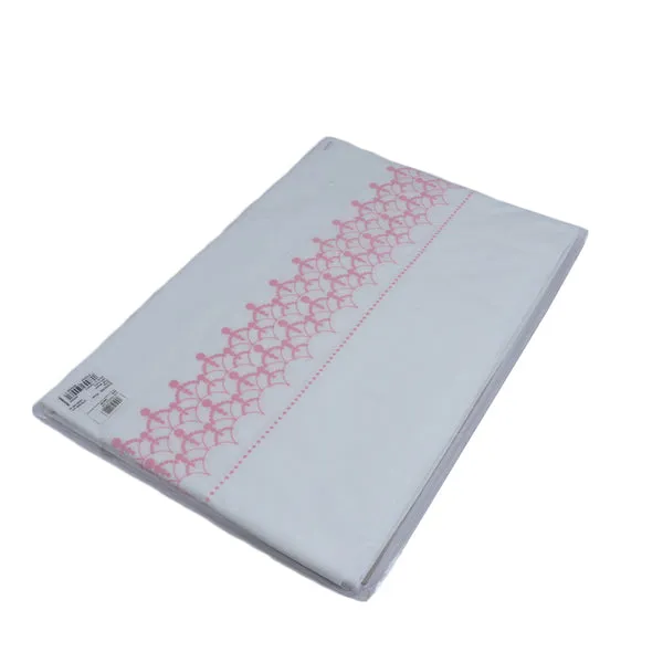 Yves Delorme Diademe Flat Sheet Rose 270X320 cm